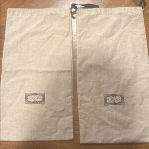 Authentic Gucci Shoe Dust Bags